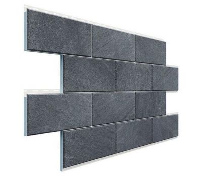 Фасадная термопанель Дагестанский камень - Графит от производителя  Доломит по цене 718 р