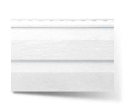 Виниловый сайдинг Альта Классика, Белый 3.66м от производителя  Альта-профиль по цене 372 р