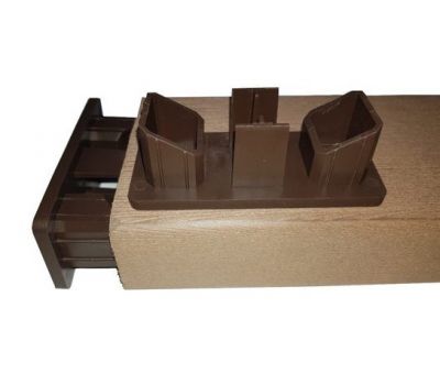 Заглушка для перил крепеж от производителя  ДеревоПласт по цене 95 р Заглушка для перил крепеж от производителя  ДеревоПласт по цене 95 р