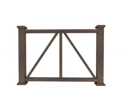 Ограждение из ДПК Е1 коричневый от производителя  Dortmax по цене 8 860 р Ограждение из ДПК Е1 коричневый от производителя  Dortmax по цене 8 860 р