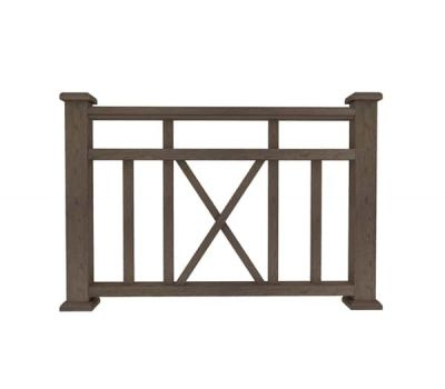 Ограждение из ДПК Р1 коричневый от производителя  Dortmax по цене 8 860 р Ограждение из ДПК Р1 коричневый от производителя  Dortmax по цене 8 860 р