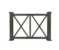 Ограждение из ДПК З1 черный Ограждение из ДПК З1 черный