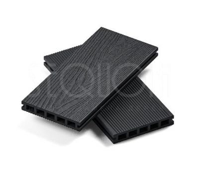 Террасная доска 3D Evolution WOOD BLACK (черный) 6 м от производителя  Sequoia по цене 3 720 р