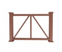 Ограждение из ДПК Е1 терракот Ограждение из ДПК Е1 терракот