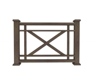 Ограждение из ДПК О1 коричневый от производителя Dortmax по цене 8 860 р Ограждение из ДПК О1 коричневый от производителя Dortmax по цене 8 860 р