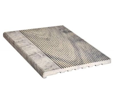 Ступень ДПК Бело-серая от производителя  Dortmax по цене 3 060 р Ступень ДПК Бело-серая от производителя  Dortmax по цене 3 060 р