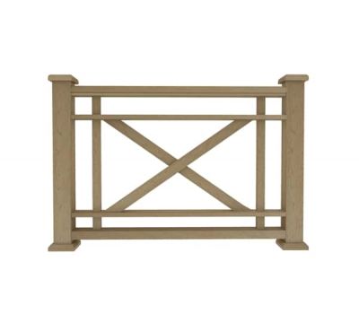 Ограждение из ДПК О1 натуральный от производителя  Dortmax по цене 8 860 р Ограждение из ДПК О1 натуральный от производителя  Dortmax по цене 8 860 р