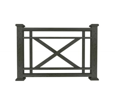 Ограждение из ДПК О1 черный от производителя  Dortmax по цене 8 860 р Ограждение из ДПК О1 черный от производителя  Dortmax по цене 8 860 р