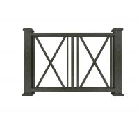 Ограждение из ДПК И1 черный Ограждение из ДПК И1 черный