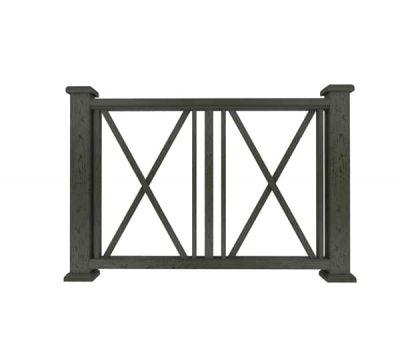 Ограждение из ДПК И1 черный от производителя  Dortmax по цене 8 860 р Ограждение из ДПК И1 черный от производителя  Dortmax по цене 8 860 р