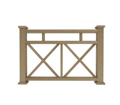 Ограждение из ДПК Ж1 натуральный от производителя  Dortmax по цене 8 860 р Ограждение из ДПК Ж1 натуральный от производителя  Dortmax по цене 8 860 р