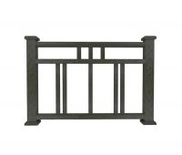 Ограждение из ДПК Г1 черный Ограждение из ДПК Г1 черный