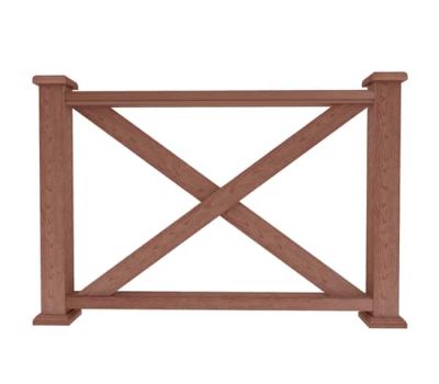 Ограждение из ДПК М1 терракот от производителя  Dortmax по цене 8 860 р Ограждение из ДПК М1 терракот от производителя  Dortmax по цене 8 860 р