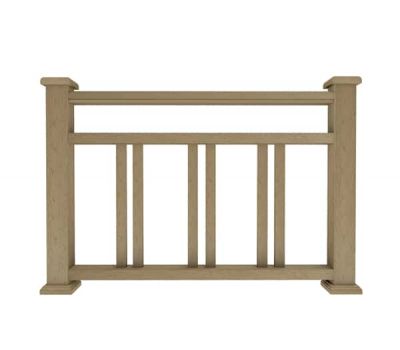 Ограждение из ДПК Б1 натуральный от производителя  Dortmax по цене 8 860 р Ограждение из ДПК Б1 натуральный от производителя  Dortmax по цене 8 860 р