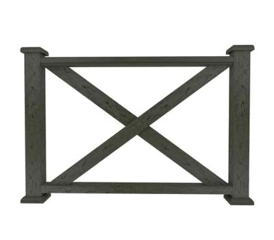 Ограждение из ДПК М1 черный от производителя  Dortmax по цене 8 860 р Ограждение из ДПК М1 черный от производителя  Dortmax по цене 8 860 р