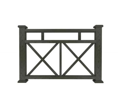 Ограждение из ДПК Ж1 черный от производителя  Dortmax по цене 8 860 р Ограждение из ДПК Ж1 черный от производителя  Dortmax по цене 8 860 р