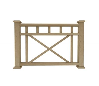 Ограждение из ДПК Д1 натуральный от производителя  Dortmax по цене 8 860 р Ограждение из ДПК Д1 натуральный от производителя  Dortmax по цене 8 860 р