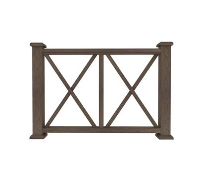 Ограждение из ДПК З1 коричневый от производителя  Dortmax по цене 8 860 р Ограждение из ДПК З1 коричневый от производителя  Dortmax по цене 8 860 р