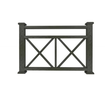 Ограждение из ДПК К1 черный от производителя  Dortmax по цене 8 860 р Ограждение из ДПК К1 черный от производителя  Dortmax по цене 8 860 р