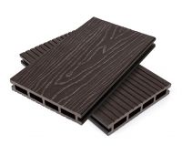 Террасная доска пустотелая ДПК  Венге Террасная доска пустотелая ДПК  Венге