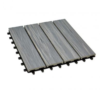 Садовый паркет ДПК Garden Modern, Патина Серый от производителя  Cm Decking по цене 380 р Садовый паркет ДПК Garden Modern, Патина Серый от производителя  Cm Decking по цене 380 р