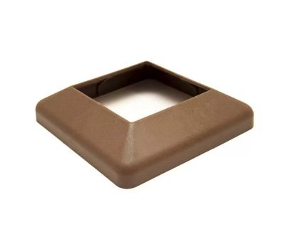 Крышка нижняя ПВХ для столба 100х100 Шоколад от производителя  Deckart (Россия) по цене 293 р Крышка нижняя ПВХ для столба 100х100 Шоколад от производителя  Deckart (Россия) по цене 293 р