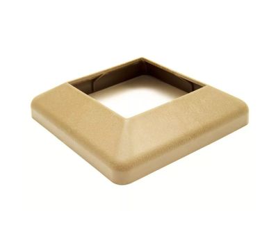 Крышка нижняя ПВХ для столба 125х125 Орех от производителя  Deckart (Россия) по цене 295 р Крышка нижняя ПВХ для столба 125х125 Орех от производителя  Deckart (Россия) по цене 295 р