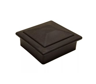 Крышка верхняя ПВХ для столба 100х100 Графит от производителя  Deckart (Россия) по цене 293 р Крышка верхняя ПВХ для столба 100х100 Графит от производителя  Deckart (Россия) по цене 293 р