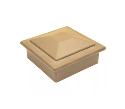 Крышка верхняя ПВХ для столба 125х125 Орех от производителя  Deckart (Россия) по цене 295 р Крышка верхняя ПВХ для столба 125х125 Орех от производителя  Deckart (Россия) по цене 295 р