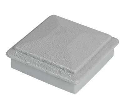 Крышка верхняя ПВХ для столба 125х125 Серый от производителя  Deckart (Россия) по цене 339 р Крышка верхняя ПВХ для столба 125х125 Серый от производителя  Deckart (Россия) по цене 339 р