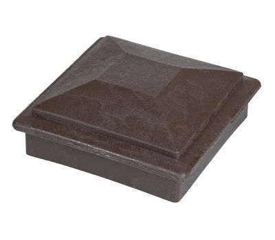 Крышка верхняя ПВХ для столба 125х125 Венге от производителя  Deckart (Россия) по цене 295 р Крышка верхняя ПВХ для столба 125х125 Венге от производителя  Deckart (Россия) по цене 295 р