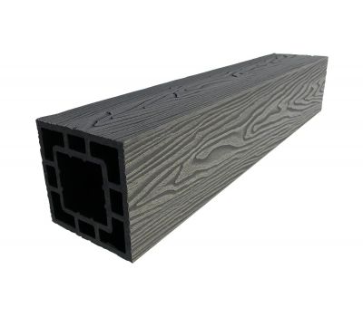 Столб опорный ДПК 125×125 Графит от производителя  Deckart (Россия) по цене 2 033 р Столб опорный ДПК 125×125 Графит от производителя  Deckart (Россия) по цене 2 033 р