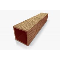 Столб опорный ДПК 100×100 Орех Столб опорный ДПК 100×100 Орех