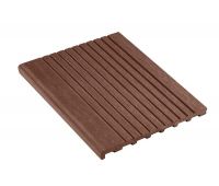 Ступень полнотелая из ДПК Step Махагон