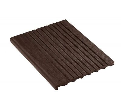 Ступень полнотелая из ДПК Step Венге от производителя  Deckart (Россия) по цене 2 500 р Ступень полнотелая из ДПК Step Венге от производителя  Deckart (Россия) по цене 2 500 р