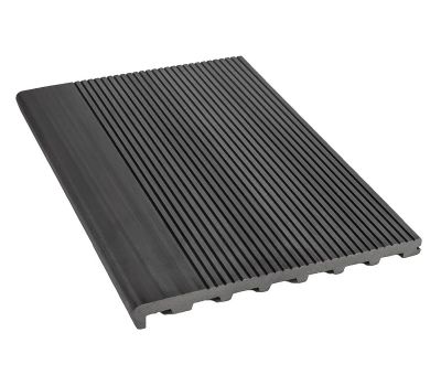 Ступень полнотелая из ДПК Optimum Графит от производителя  Deckart (Россия) по цене 2 100 р Ступень полнотелая из ДПК Optimum Графит от производителя  Deckart (Россия) по цене 2 100 р