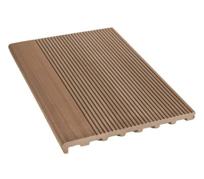 Ступень полнотелая из ДПК Optimum Орех от производителя  Deckart (Россия) по цене 2 100 р Ступень полнотелая из ДПК Optimum Орех от производителя  Deckart (Россия) по цене 2 100 р