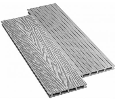 Террасная доска ДПК Praktik New - Серый от производителя  Deckart (Россия) по цене 580 р Террасная доска ДПК Praktik New - Серый от производителя  Deckart (Россия) по цене 580 р