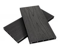 Террасная доска пустотелая ДПК  ECO New Антрацит Террасная доска пустотелая ДПК  ECO New Антрацит