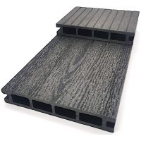 Террасная доска ДПК  «Эко Классик» Антрацит Террасная доска ДПК  «Эко Классик» Антрацит