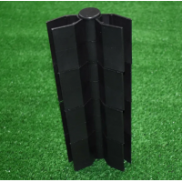 Угол поворотный от 60°  до 300°  пластик для доски 300х30 из ДПК Чёрный  Угол поворотный от 60°  до 300°  пластик для доски 300х30 из ДПК Чёрный