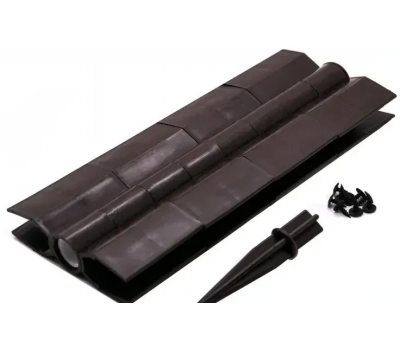 Угол поворотный от 60°  до 180°  пластик для доски 300х25-30 из ДПК Коричневый от производителя  NanoWood по цене 600 р Угол поворотный от 60°  до 180°  пластик для доски 300х25-30 из ДПК Коричневый от производителя  NanoWood по цене 600 р