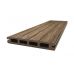 Террасная доска ДПК  «Lite» Серия Derevo двухсторонняя - Шоколад (140×20) от производителя  NanoWood по цене 340 р