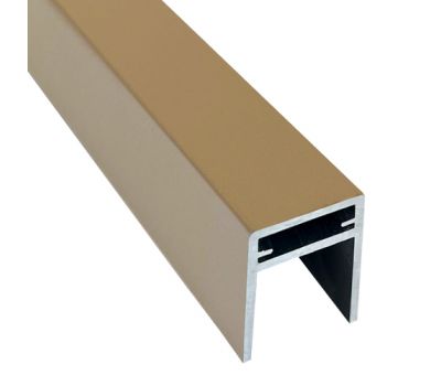 П-профиль алюминиевый 35x25 Дуб от производителя  EasyDecking по цене 750 р П-профиль алюминиевый 35x25 Дуб от производителя  EasyDecking по цене 750 р