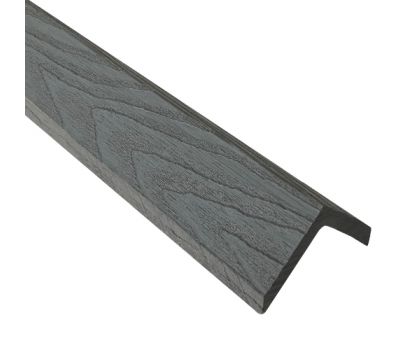 Уголок ДПК Wood-Х 45х45 Серый Микс от производителя  EasyDecking по цене 320 р Уголок ДПК Wood-Х 45х45 Серый Микс от производителя  EasyDecking по цене 320 р
