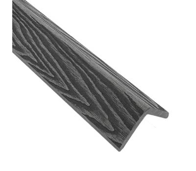 Уголок ДПК Wood-Х 50х50.3D Серый от производителя  EasyDecking по цене 380 р Уголок ДПК Wood-Х 50х50.3D Серый от производителя  EasyDecking по цене 380 р