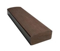 Лавочный брус Некст полнотелый брашированный 70х35 Шоколад (под заказ)