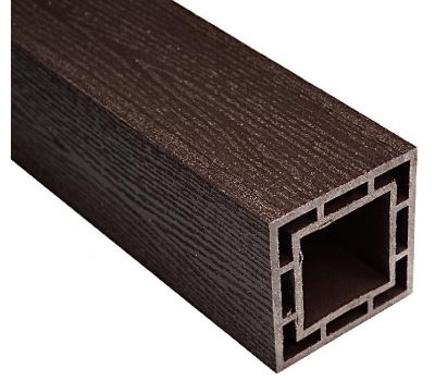 Столб из ДПК WOOD Шоколад от производителя  Faynag по цене 1 485 р Столб из ДПК WOOD Шоколад от производителя  Faynag по цене 1 485 р