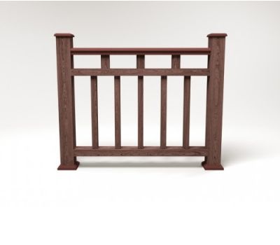 Ограждение ДПК цвет Шоколад Сборка №1 от производителя  Faynag по цене 5 950 р Ограждение ДПК цвет Шоколад Сборка №1 от производителя  Faynag по цене 5 950 р