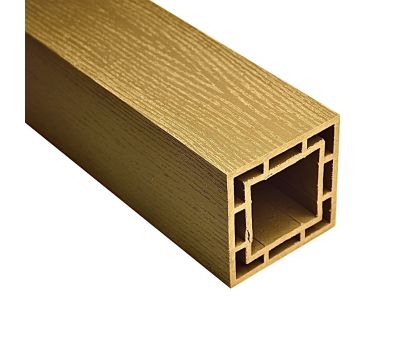 Столб из ДПК WOOD Орех от производителя  Faynag по цене 1 485 р Столб из ДПК WOOD Орех от производителя  Faynag по цене 1 485 р